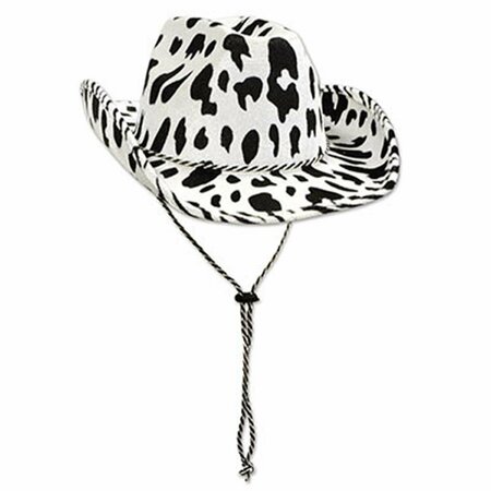 GOLDENGIFTS DDI 1907135 Cow Print Cowboy Hat, 6PK GO2488908